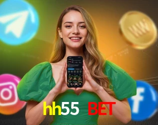 Interface do App hh55 bet